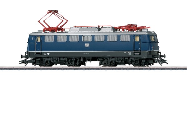 37108 Elektrolokomotive Baureihe 110.1 der Deutschen Bundesbahn (DB) Epoche IV