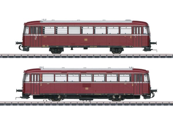 39978 Schienenbus-Motorwagen BR VT 98.9 und Schienenbus-Steuerwagen BR VS 98 der DB Epoche III
