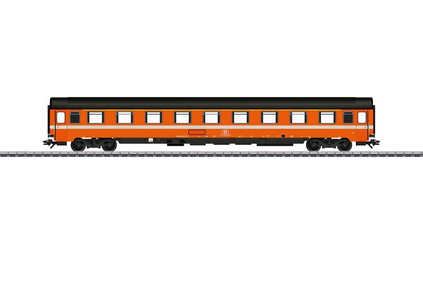 43511 Abteilwagen AI6, 1. Klasse, Bauart Eurofima der Belgischen Staatsbahn (SNCB/NMBS) Epoche IV