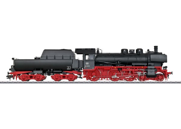 55386 Dampflokomotive mit Wannentender Baureihe 38.10-40 der Deutschen Bundesbahn (DB) Epoche III