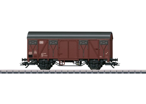 44500 Gedeckter Güterwagen der Bauart Gs 210 der Deutschen Bundesbahn (DB) Epoche IV