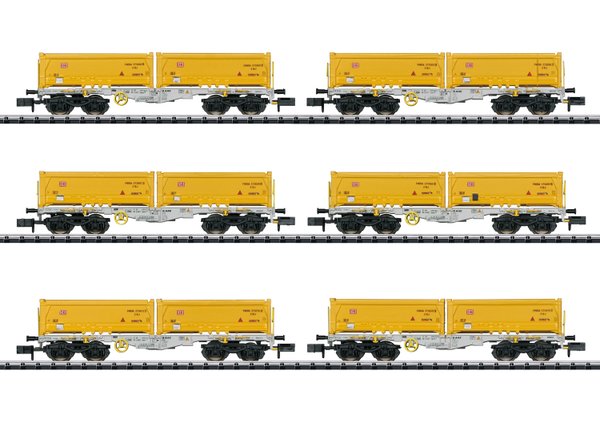 15075 Containertragwagen-Set Erdaushub von Stuttgart 21 Epoche VI