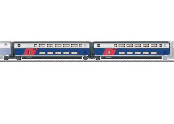 43423 Ergänzungswagen-Set 1 zum TGV Euroduplex Epoche VI