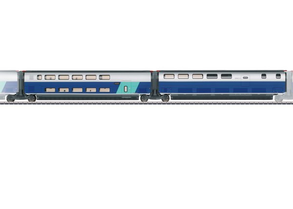 43443 Ergänzungswagen-Set 3 zum TGV Euroduplex Epoche VI