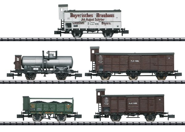 15284 Güterwagen-Set "Pfalz" der Pfalzbahn und Königlich Bayerischen Staatsbahnen (K.Bay.Sts.B.)