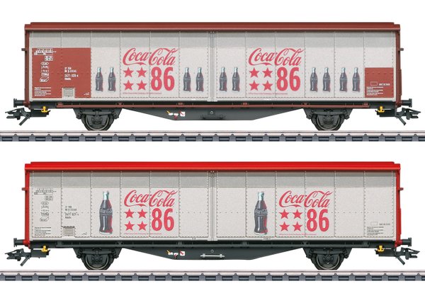 48345 Schiebewandwagen-Set Hbbills in Werbegestaltung der Coca-Cola® Company Epoche VI