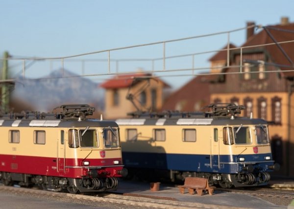 37300 Elektrolok-Doppelpackung Re 421der TR Trains Rail AG Epoche VI