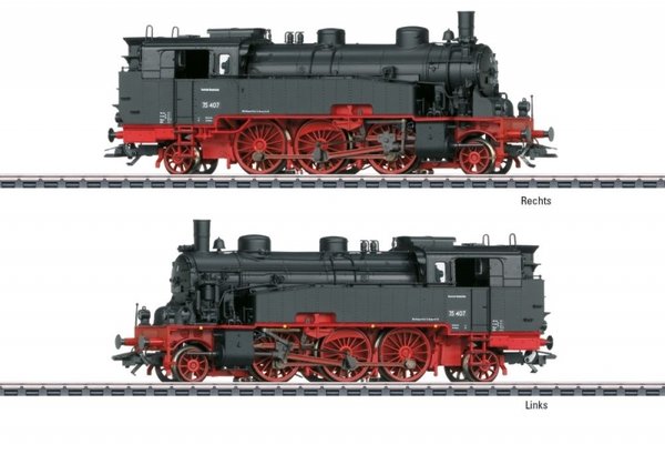 39754 Tenderdampflokomotive BR 75.4 der Deutschen Bundesbahn (DB) Epoche III