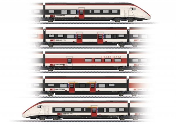 39810 Hochgeschwindigkeits-Triebzug RABe 501 Giruno der Schweizerischen Bundesbahnen (SBB) Epoche VI