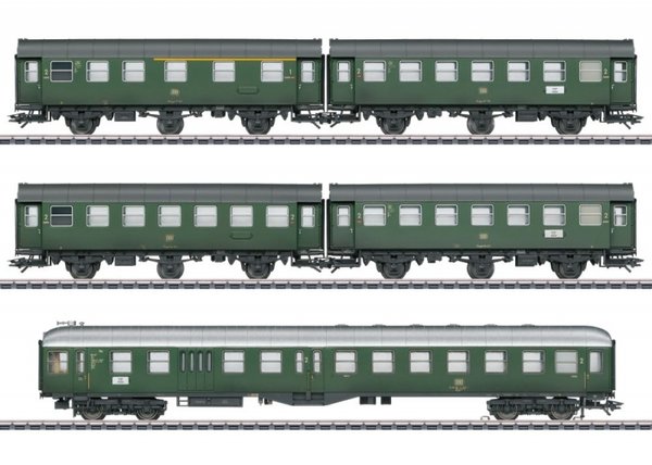 41326 Personenwagenset der Deutschen Bundesbahn (DB) Epoche IV