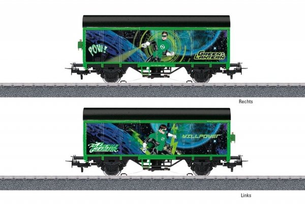 44830 Märklin Start up - Gedeckter Güterwagen Green Lantern