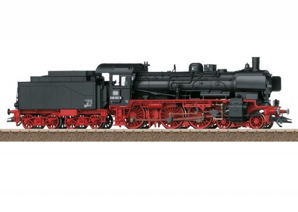 22895 Dampflokomotive mit Schlepptender Baureihe 038 der Deutschen Bundesbahn (DB) Epoche IV