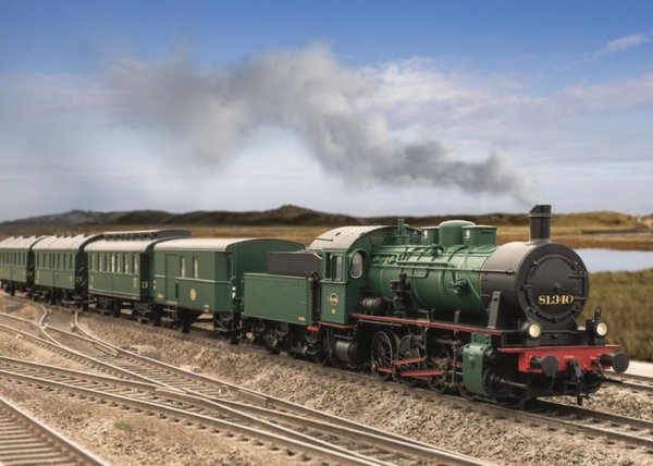 25539 Dampflokomotive Serie 81 der Belgischen Staatsbahnen (NMBS/SNCB) Epoche III