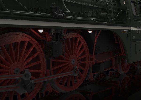 55127 Dampflokomotive Baureihe 02 der Deutschen Reichsbahn der DDR Epoche IV