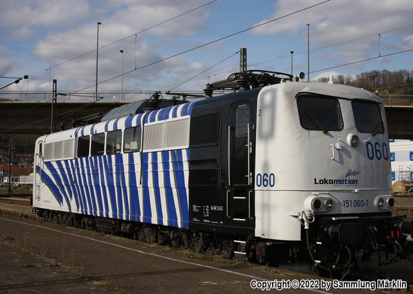 55257 Schwere Güterzuglokomotive Baureihe 151 der Lokomotion GmbH Epoche VI