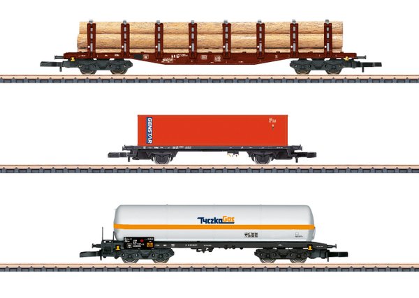 82596 Güterwagen-Set mit gemischten Ladungen Epoche VI