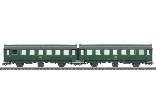 43186 Zwei Umbauwagen 2. Klasse B3yge der DB Epoche III