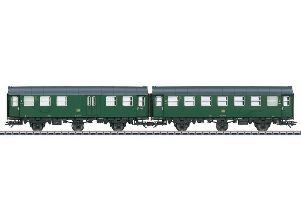 43196 Umbauwagen B3yge 2. Klasse und BD3yg 2. Klasse mit Gepäckabteil der DB Epoche III